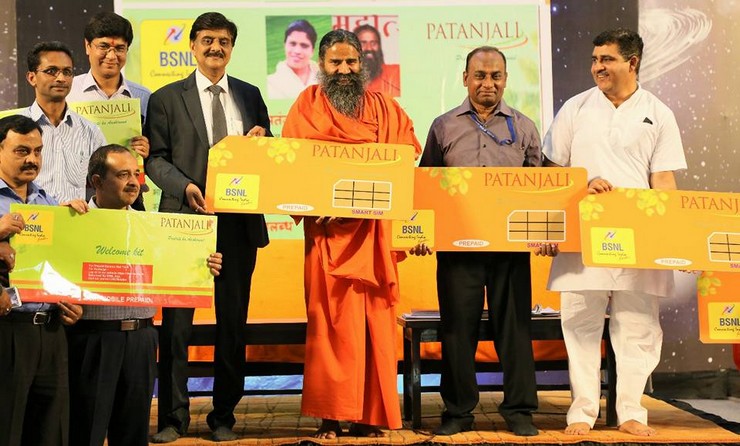 Overall establishment of Patanjali’s SIM card