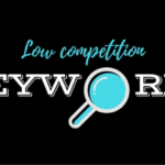 find low competition keywords list