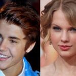 Justin Bieber and Taylor Swift.