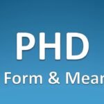 Full Form Of PHD