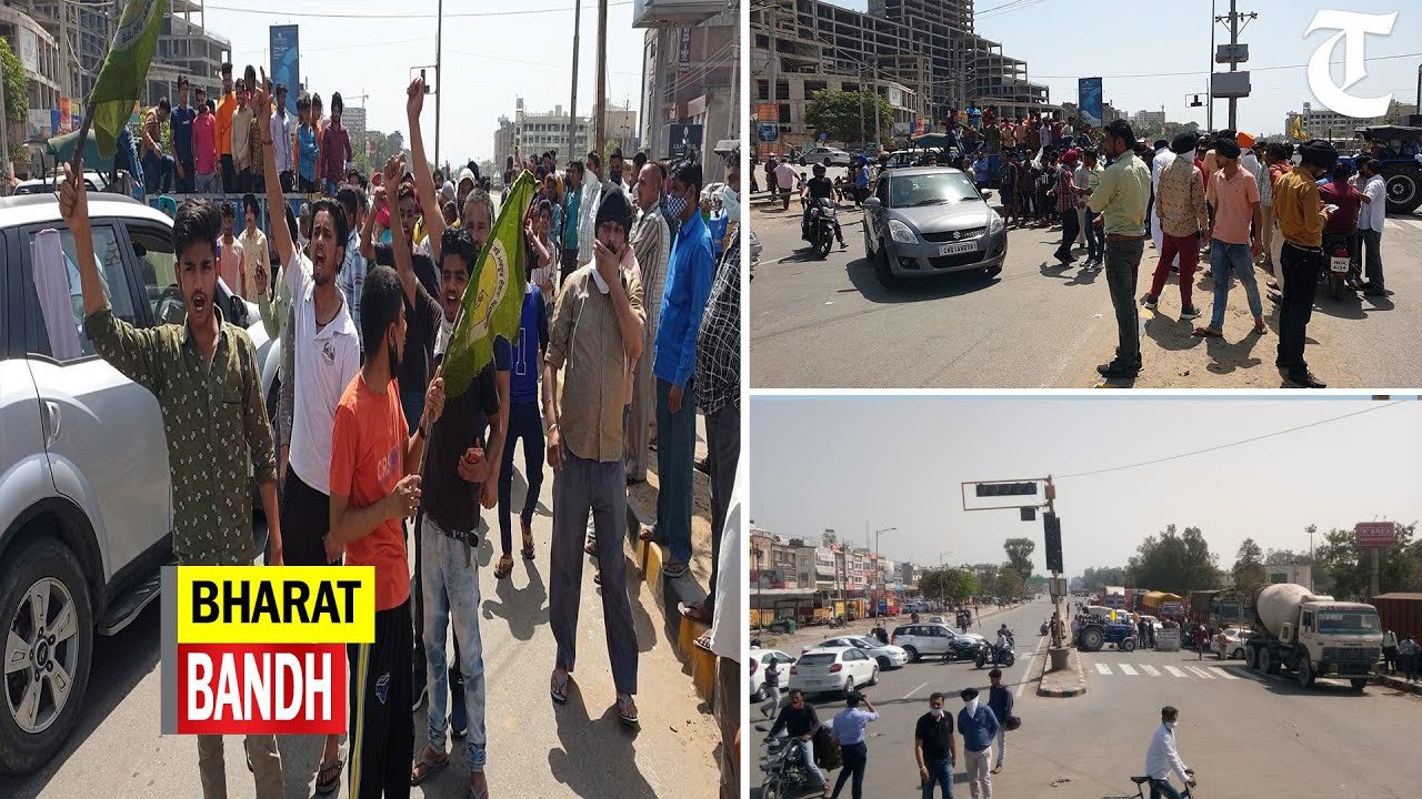 Bharat Bandh Know Which City And Road Is Heavily Jammed Today