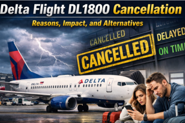 Delta Flight DL1800 Cancellation