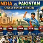 India National Cricket Team vs Pakistan National Cricket Team Timeline