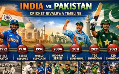 India National Cricket Team vs Pakistan National Cricket Team Timeline