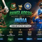 Bangladesh National Cricket Team vs India National Cricket Team Timeline