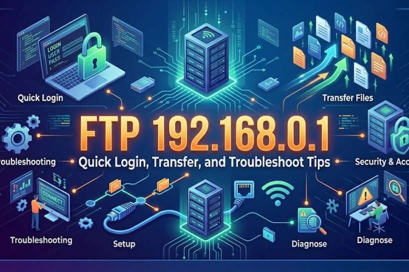 FTP 192.168.0.1 – Quick Login, Transfer, and Troubleshoot Tips