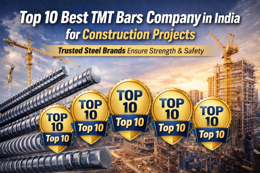 Top 10 Best TMT Bars Company in India for Construction Projects