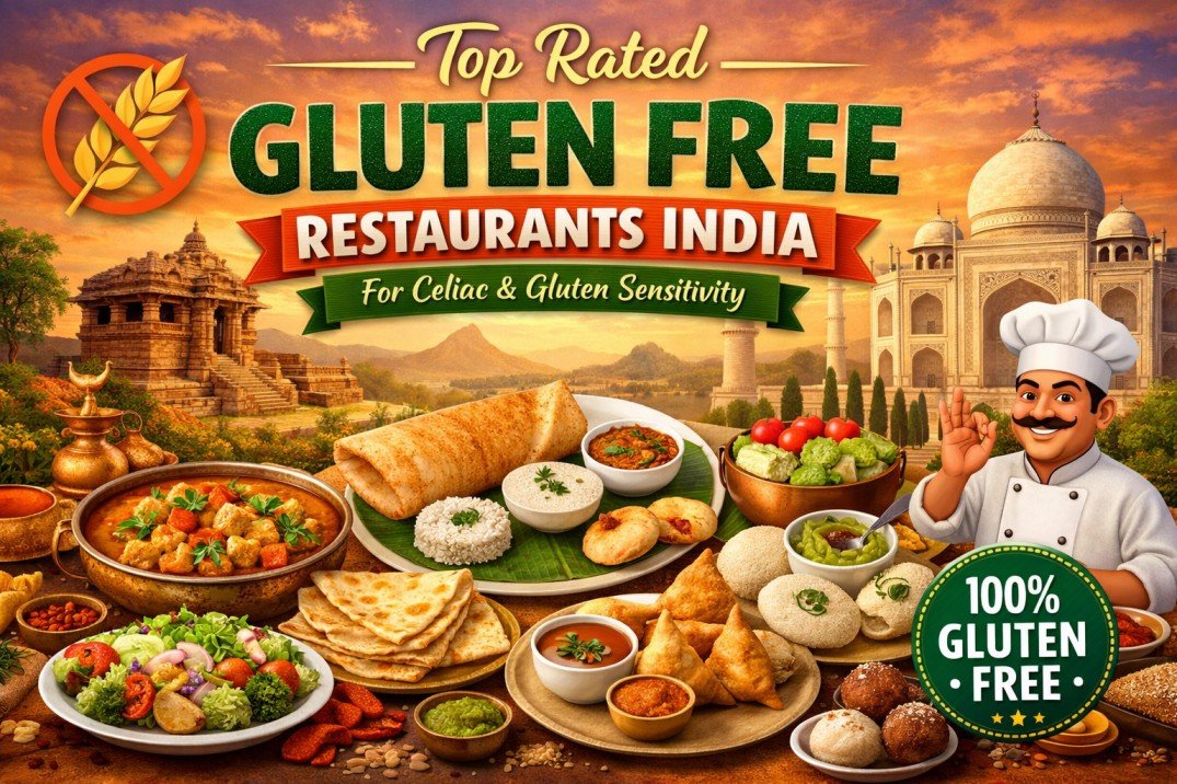 Top Rated Gluten Free Restaurants India for Celiac & Gluten Sensitivity