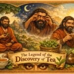 What is the Indian legend about discovery of tea