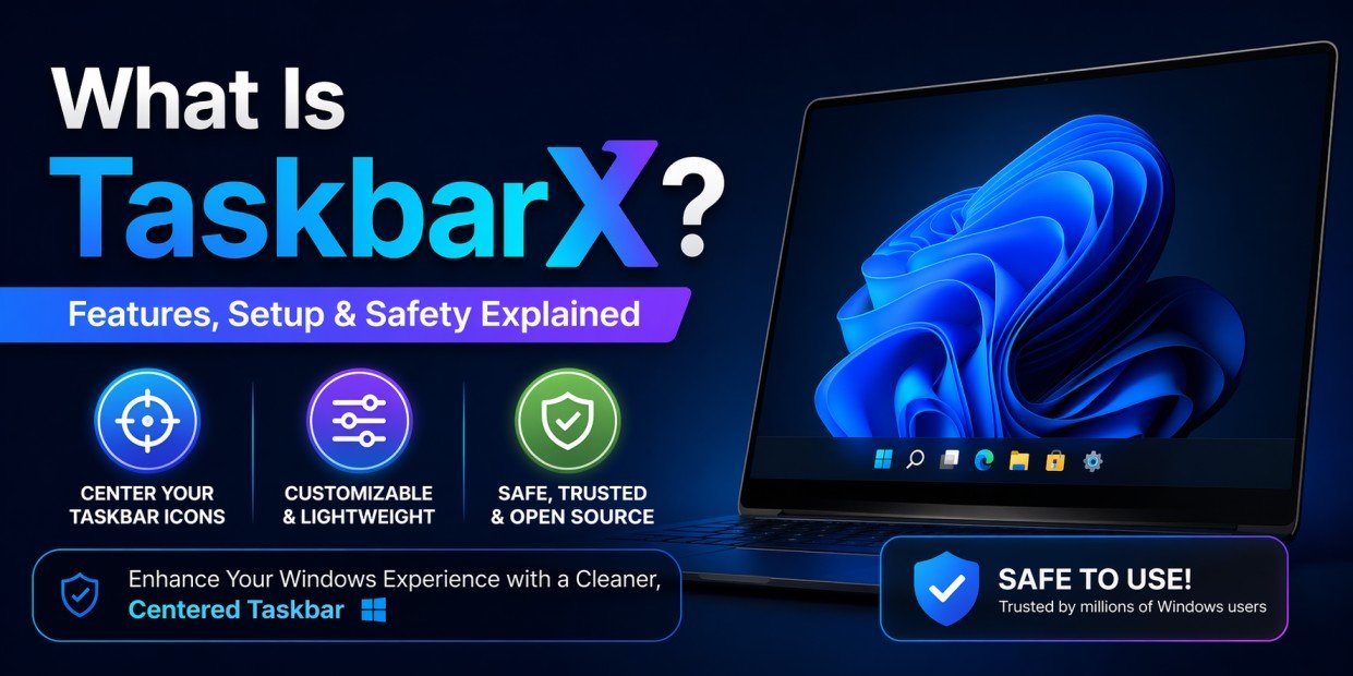 What Is TaskbarX? Features, Setup & Safety Explained