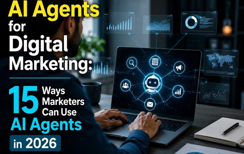 AI agents for digital marketing SEO content social media lead generation and automation