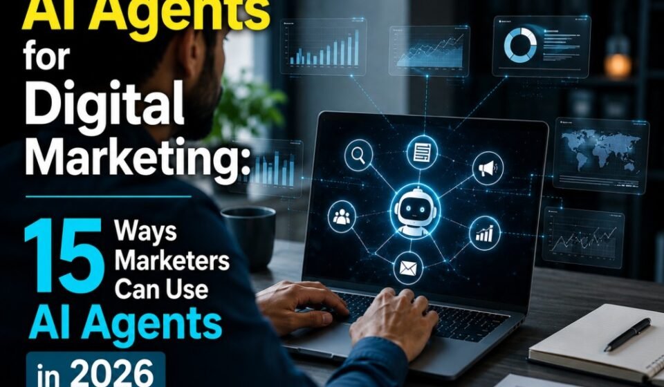 AI agents for digital marketing SEO content social media lead generation and automation