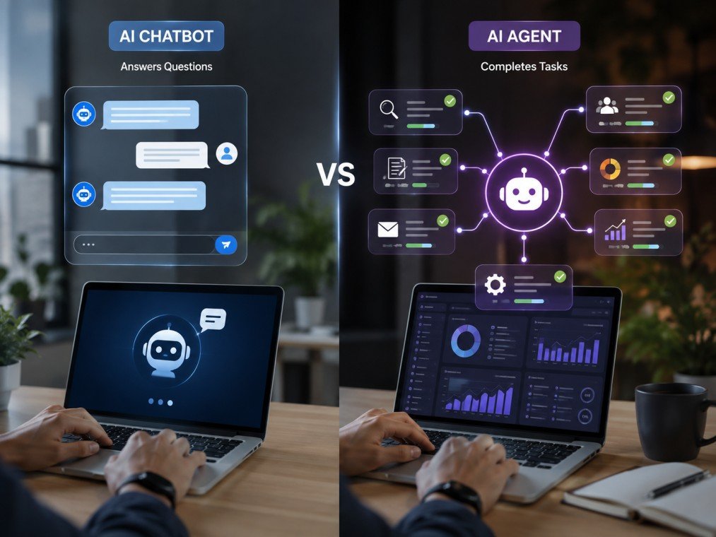 AI Agents vs Chatbots: What’s the Difference? A Complete Guide for 2026