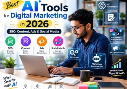 Best AI tools for digital marketing including SEO content social media and advertising