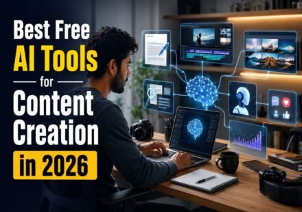Best free AI tools for content creation including writing video images and research