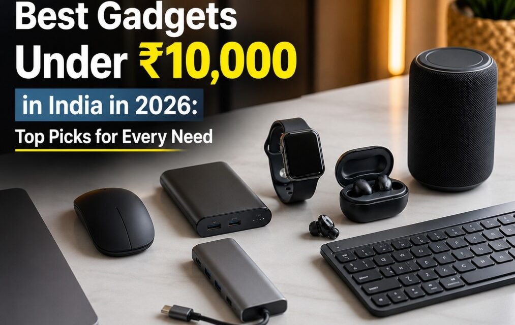Best Gadgets Under ₹10,000 in India in 2026: Top Picks for Every Need
