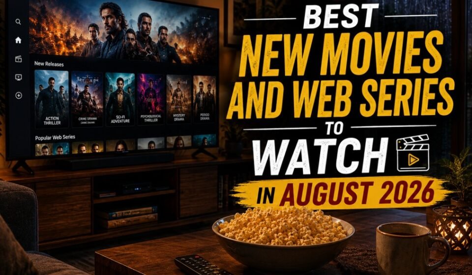 Best new movies and web series to watch in August 2026