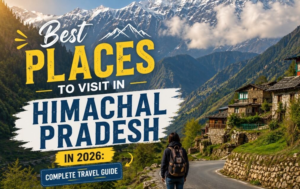 Best places to visit in Himachal Pradesh including Shimla Manali Dharamshala Spiti and Kinnaur