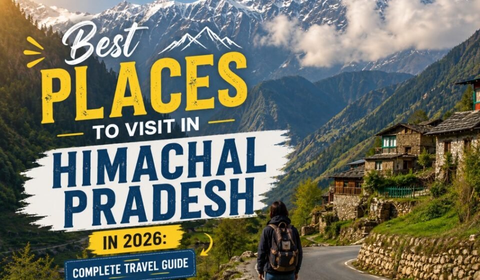 Best places to visit in Himachal Pradesh including Shimla Manali Dharamshala Spiti and Kinnaur