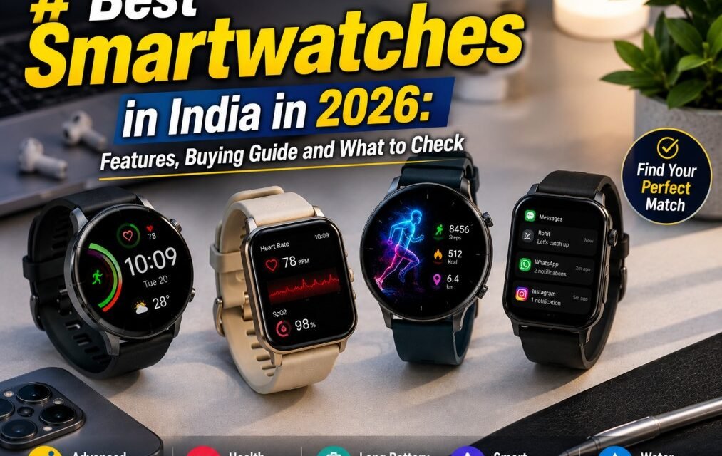 Best smartwatches in India in 2026 with fitness GPS and calling features
