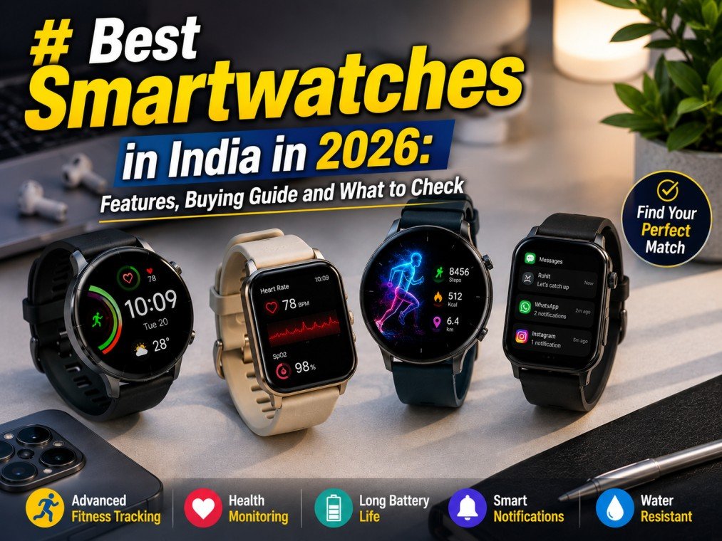 Best Smartwatches in India in 2026: Features, Buying Guide and What to Check