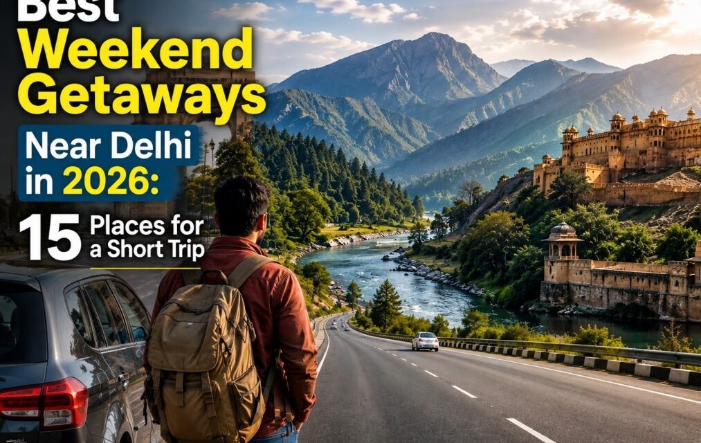 Best weekend getaways near Delhi including hill stations heritage destinations and nature escapes