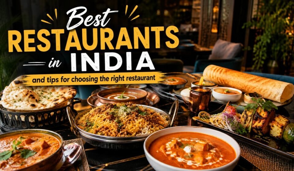Best restaurants in India and tips for choosing the right restaurant