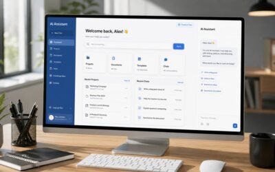 Dashboard illustrating ChatGPT Projects for organizing AI conversations and files.