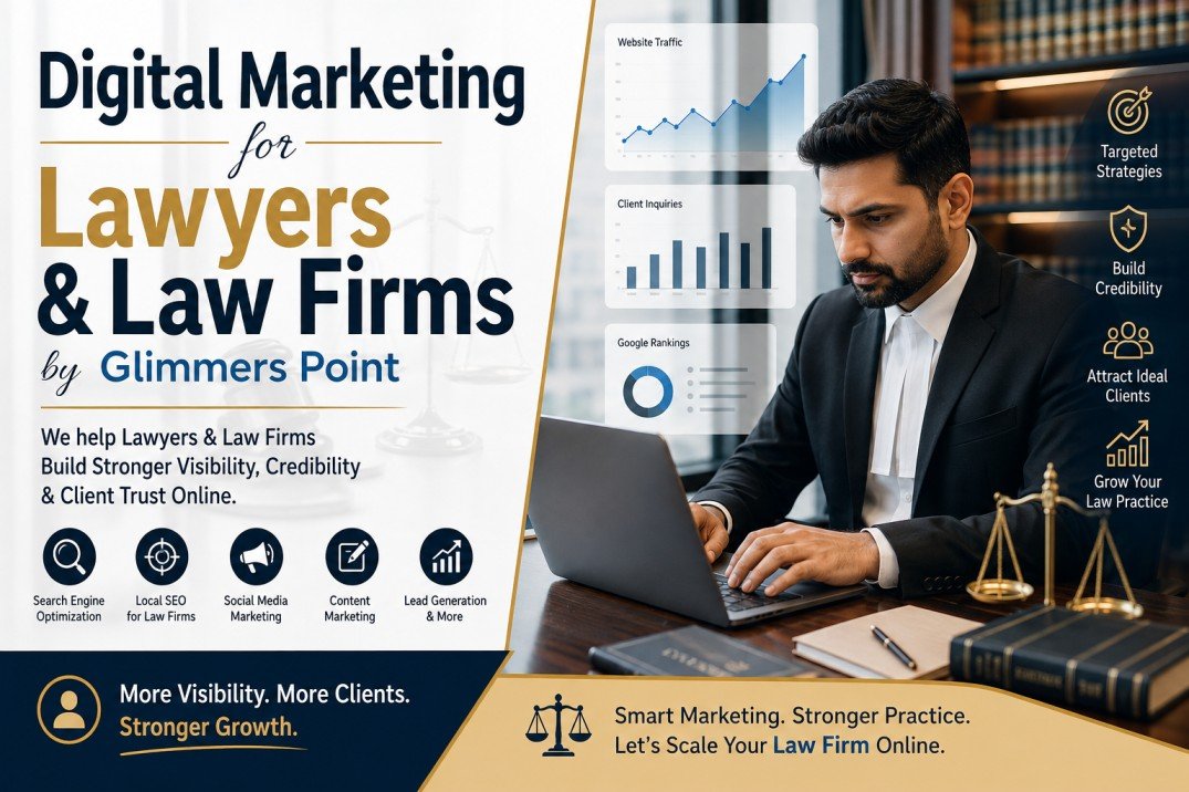 Digital Marketing for Lawyers & Law Firms by Glimmers Point