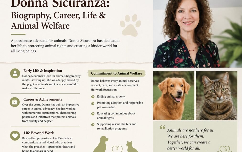 Donna Sicuranza and her work with Tait's Every Animal Matters animal welfare organization