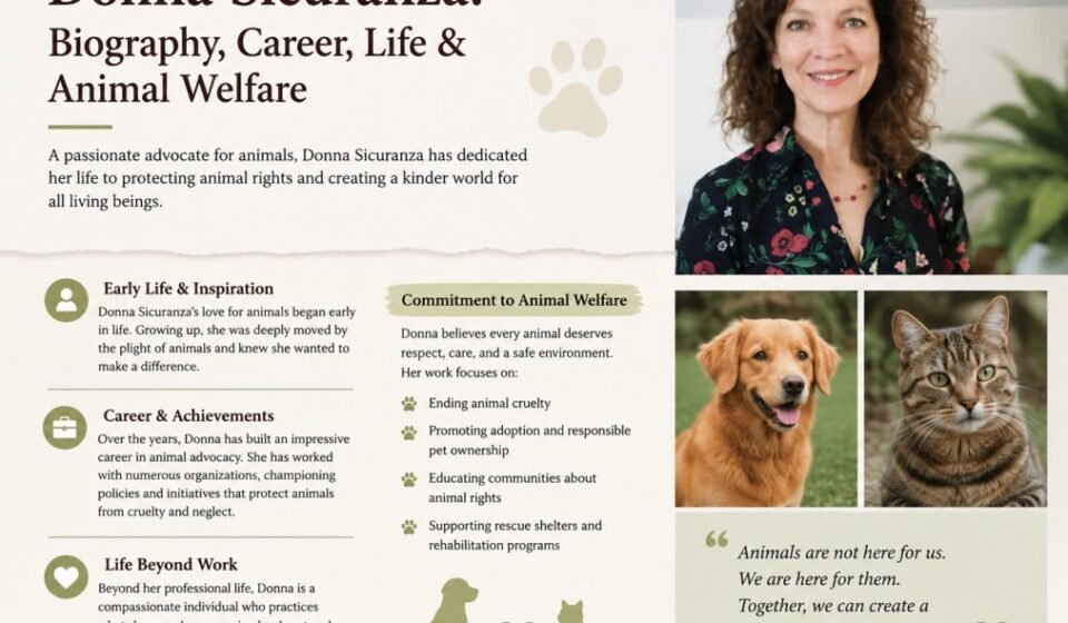 Donna Sicuranza and her work with Tait's Every Animal Matters animal welfare organization