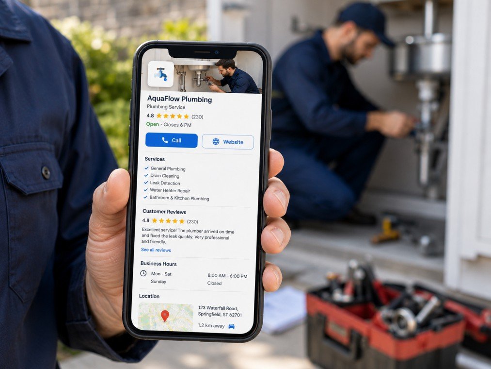 Google Business Profile optimization for plumbers