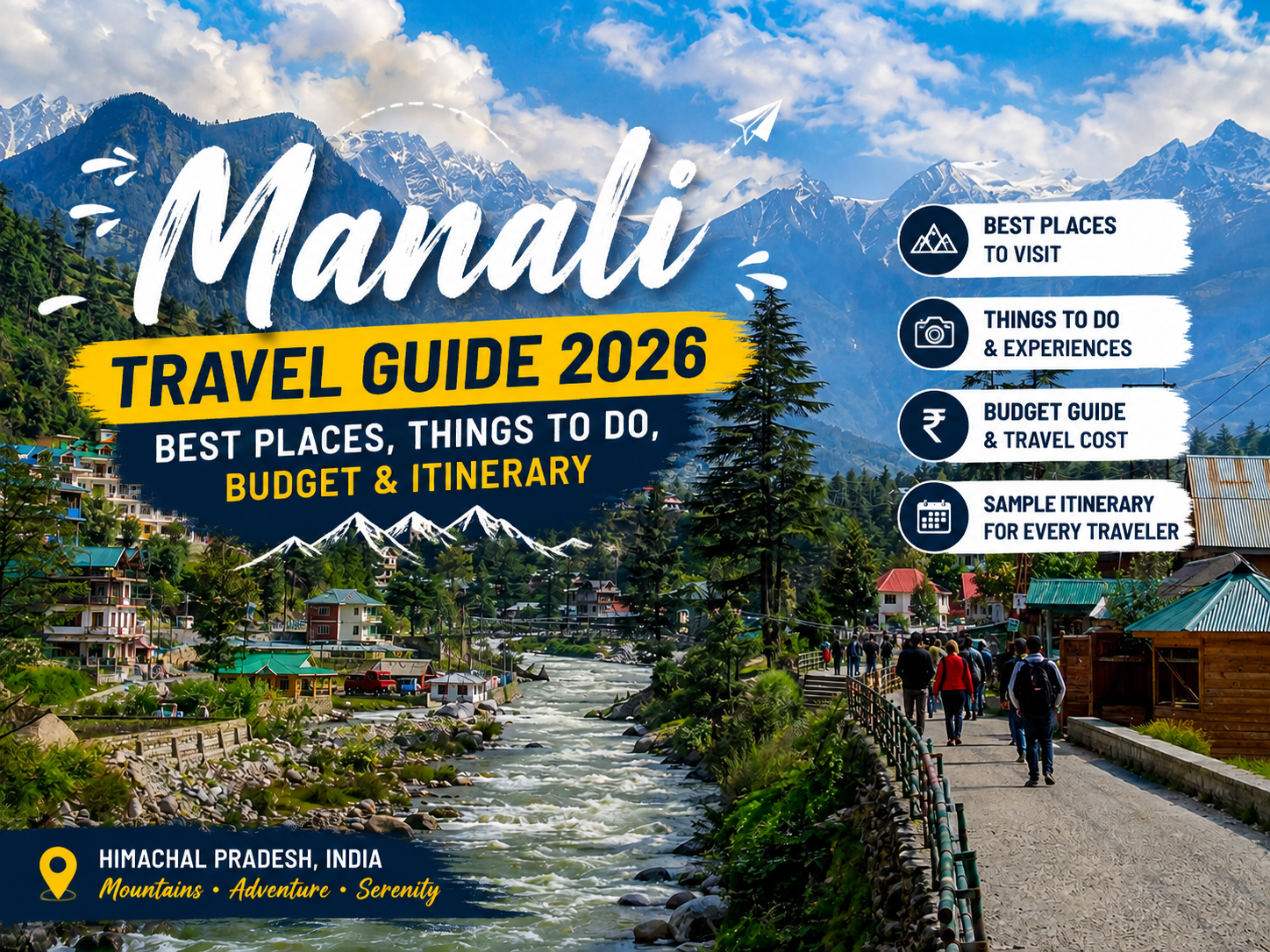 Manali Travel Guide 2026: Best Places, Things to Do, Budget & Itinerary