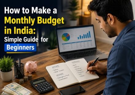 Monthly budget planning in India with income expenses savings and financial goals