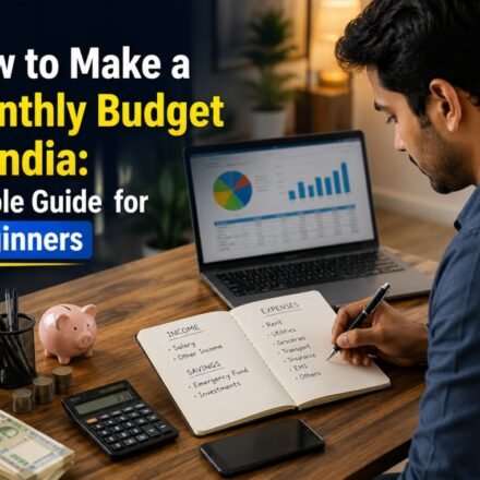 Monthly budget planning in India with income expenses savings and financial goals
