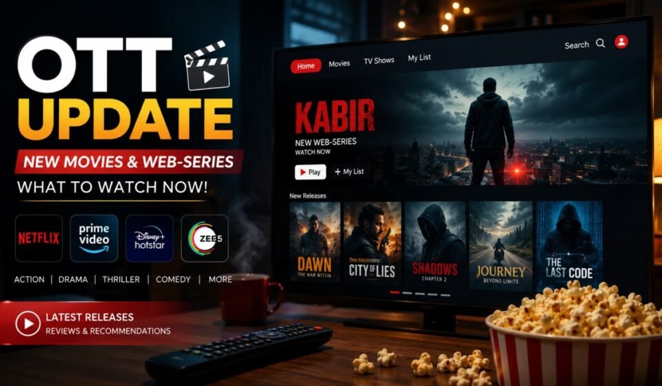 New OTT movies and web series releasing this week in August 2026
