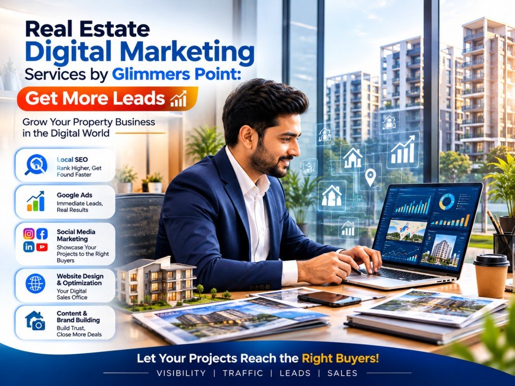 Real Estate Digital Marketing Services by Glimmers Point: Get More Leads