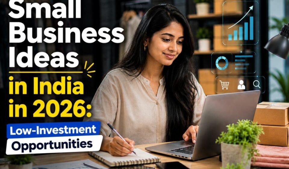 Small Business Ideas in India in 2026: Low-Investment Opportunities