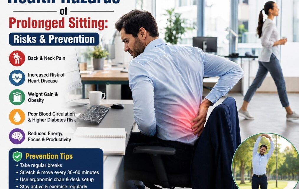 Wellhealthorganic.com: Health Hazards of Prolonged Sitting