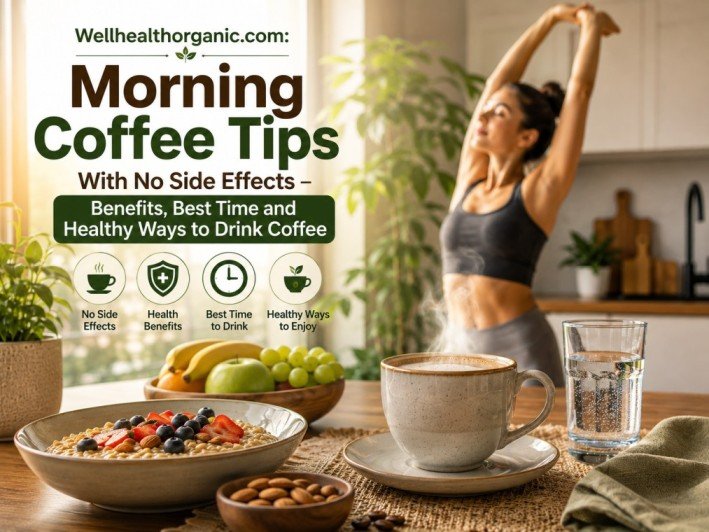 wellhealthorganic.com: Morning Coffee Tips With No Side Effects – Benefits, Best Time and Healthy Ways to Drink Coffee