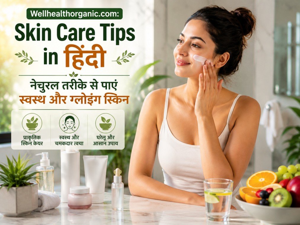 Wellhealthorganic.com: Skin Care Tips in Hindi – Natural Ways to Get Healthy and Glowing Skin