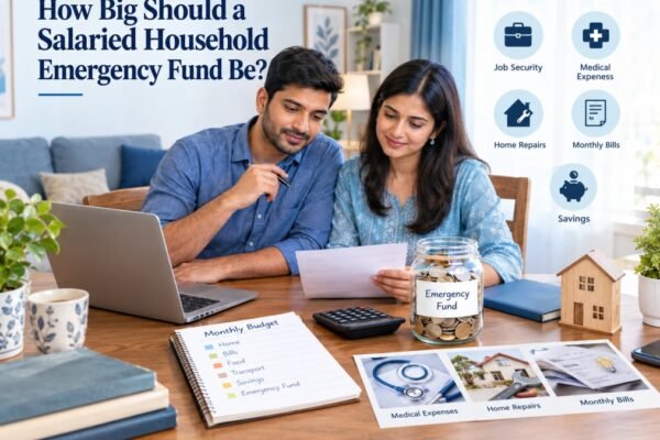 How Big Should a Salaried Household Emergency Fund Be?