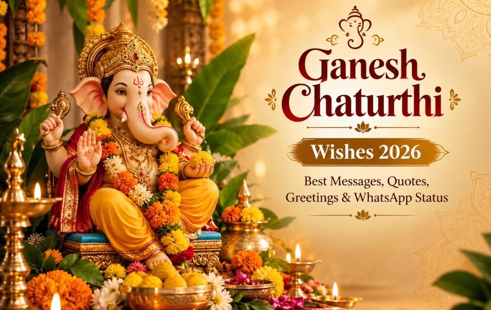 Ganesh Chaturthi Wishes 2026: Best Messages, Quotes, Greetings & WhatsApp Status