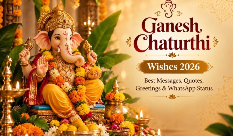 Ganesh Chaturthi Wishes 2026: Best Messages, Quotes, Greetings & WhatsApp Status