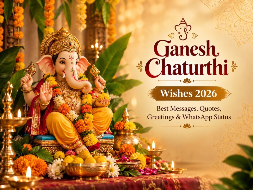Ganesh Chaturthi Wishes 2026: Best Messages, Quotes, Greetings & WhatsApp Status