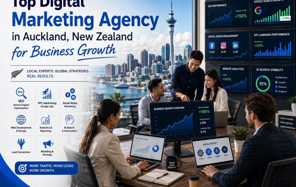 Top Digital Marketing Agency in Auckland, New Zealand for Business Growth