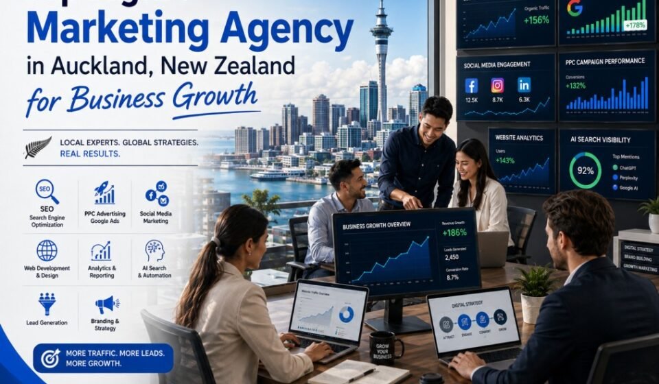 Top Digital Marketing Agency in Auckland, New Zealand for Business Growth