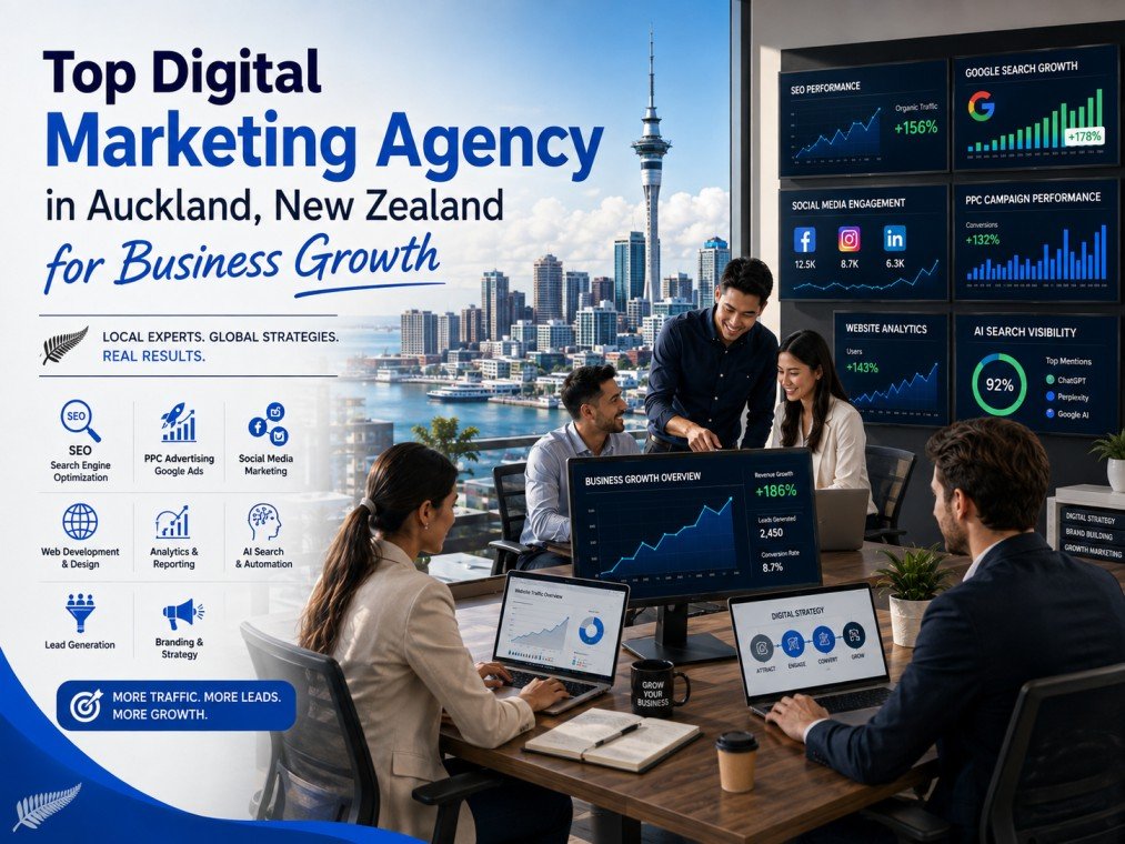 Top Digital Marketing Agency in Auckland, New Zealand for Business Growth