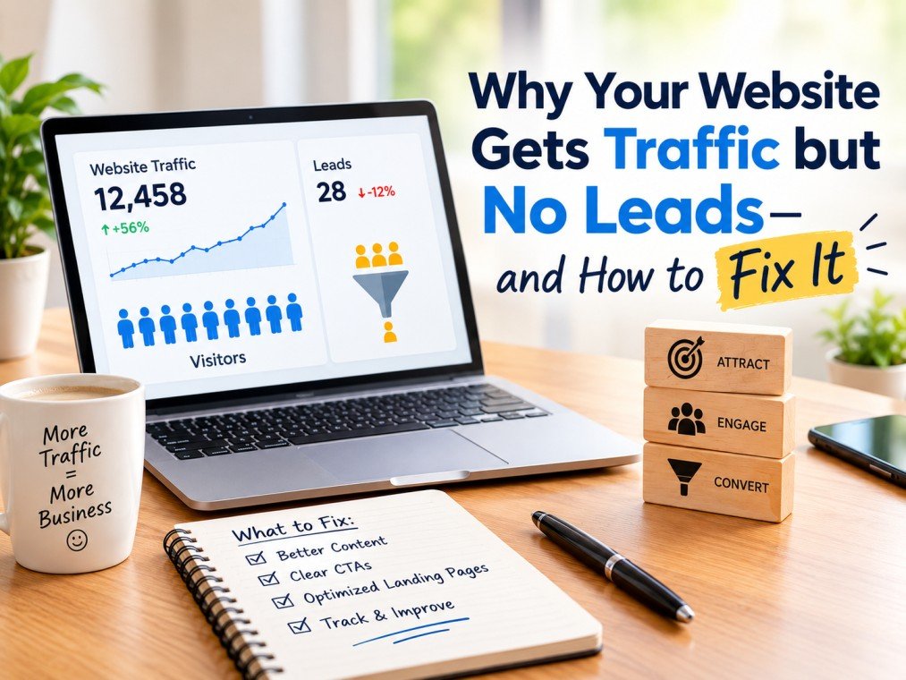 Why Your Website Gets Traffic but No Leads—and How to Fix It