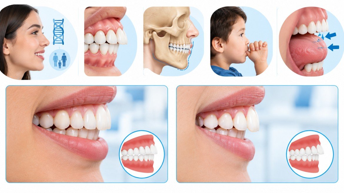 Common causes of bunny teeth and protruding front teeth